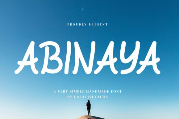 Abinaya Handmade Font: A Sweet Touch for Small Business Branding