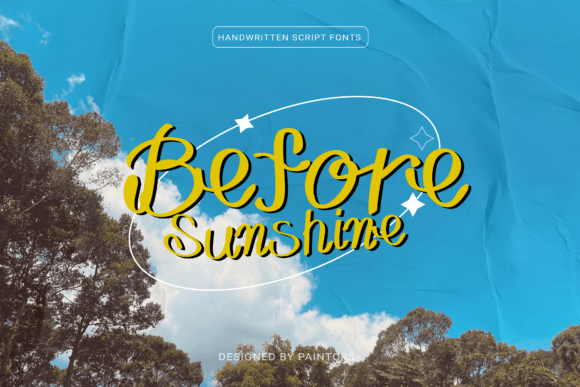 Before Sunshine: A Warm Handwritten Font for Soft Brand Identities