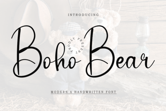 Boho Bear Typeface Review: A Script Handwritten Font for Campaign Design
