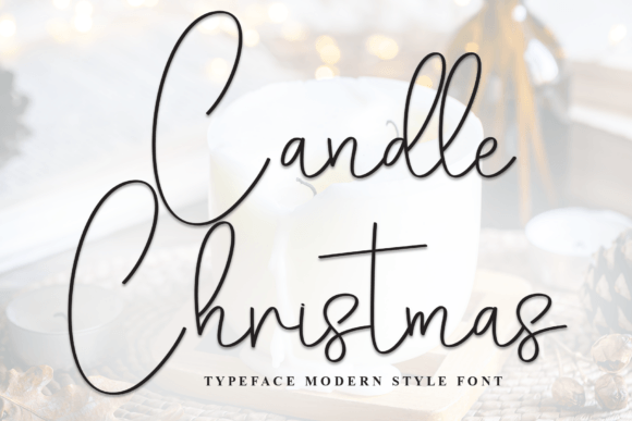 Candle Christmas: A Handwritten Font for Warm Digital Branding