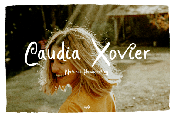 Caudia Xovier: A Playful Handwritten Font for Creative Makers