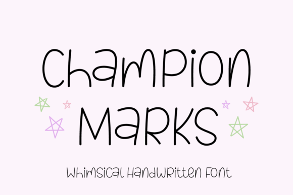 Champion Marks: A Charismatic Handwritten Font for Your Brand