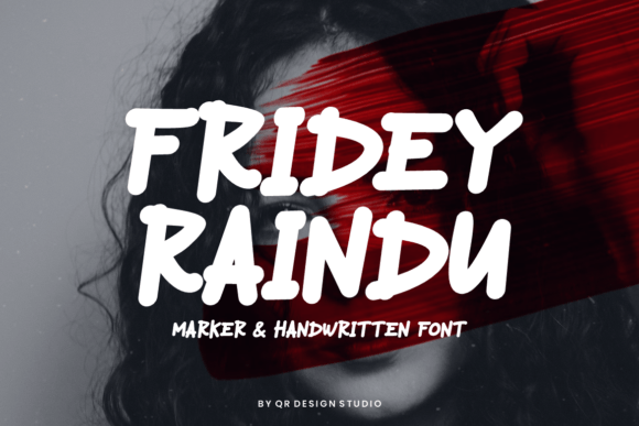 Fridey Raindu: A Handwritten Typeface for Modern Web Design