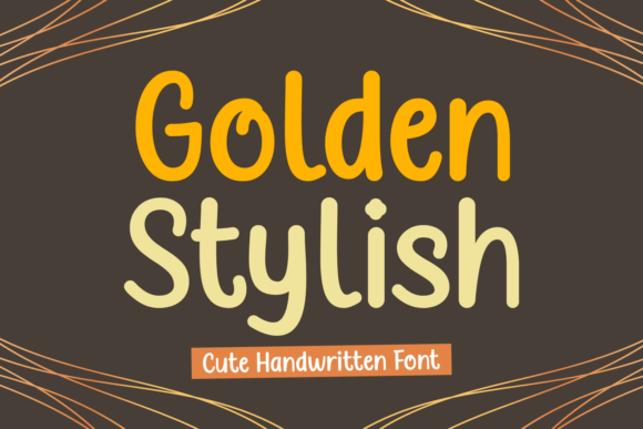 Golden Stylish: The Handwritten Font for Polished Brand Identity