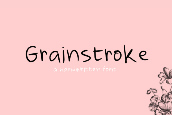 Grainstroke: A Handwritten Typeface for Editorial Warmth