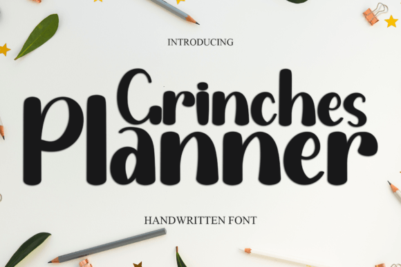 Grinches Planner: A Handwritten Font for Polished Web Design