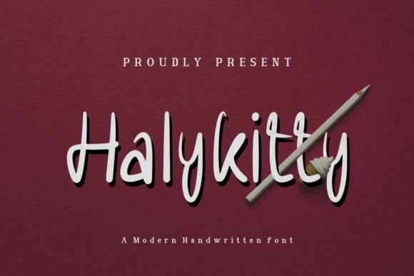 Halykitty: A Script Handwritten Font for Engaging Campaign Visuals