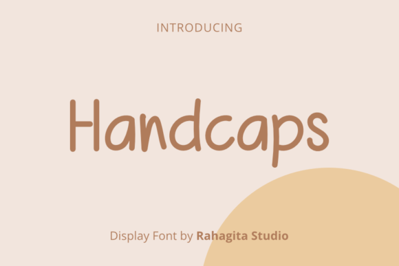 Handcaps: A Script Handwritten Typeface for Editorial Design