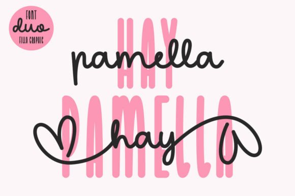 Hay Pamella Typeface: A Chic Handwritten Font for Digital Brands