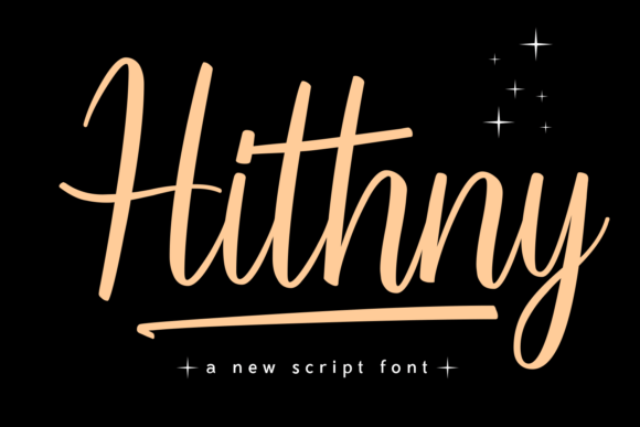 Hithny: The Elegant Handwritten Font for Boutique Brands