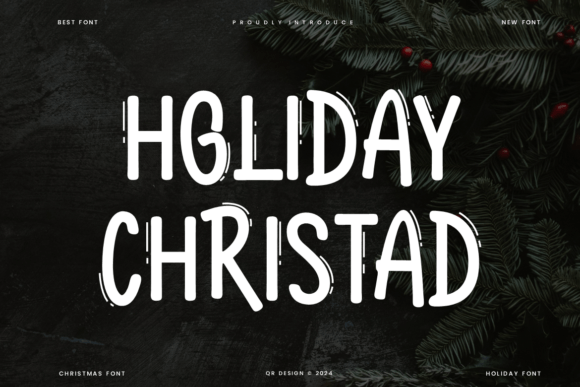 Holiday Christad: The Handwritten Font That Elevates Small Business Branding