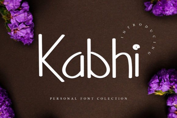 Kabhi: A Neat Handwritten Font for Polished Digital Branding