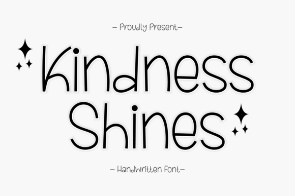 Kindness Shines: A Handwritten Typeface for Warm Campaigns