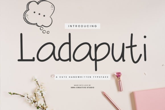 Ladaputi: The Handwritten Typeface That Brings Whimsy to Campaign Visuals