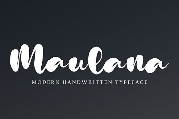 Maulana Font: A Handwritten Typeface That Elevates Campaign Design