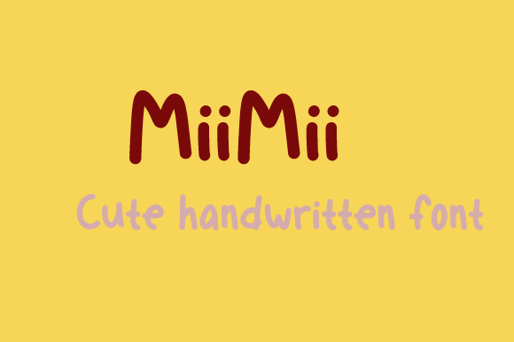 Miimii: A Minimal Handwritten Font for Modern Web Design