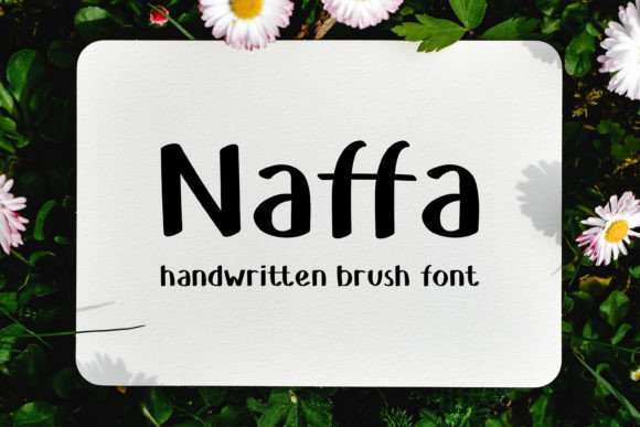 Naffa: A Handwritten Brush Font for Authentic Brand Identity