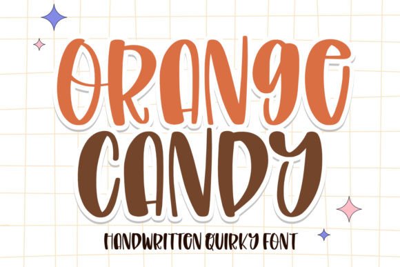 Orange Candy Typeface: A Playful Script for Memorable Brand Identity