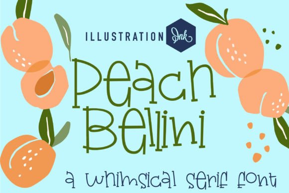 Peach Bellini: A Whimsical Serif for Editorial Design