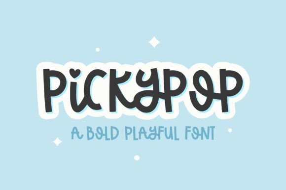 Pickypop: A Handwritten Typeface for Authentic Branding