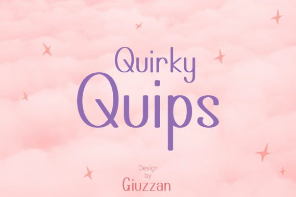 Quirky Quips: A Playful Handwritten Font for Authentic Branding
