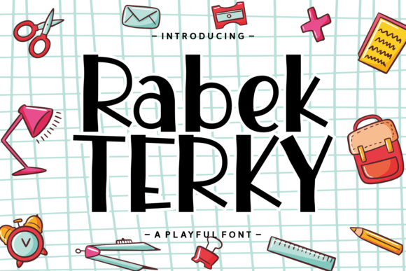 Rabek Terky Font: Whimsy and Clarity in Modern Typography