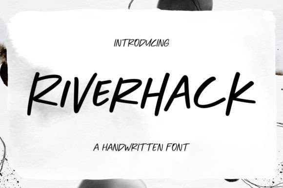 Riverhack Typeface: A Delicate Handwritten Font for Authentic Branding