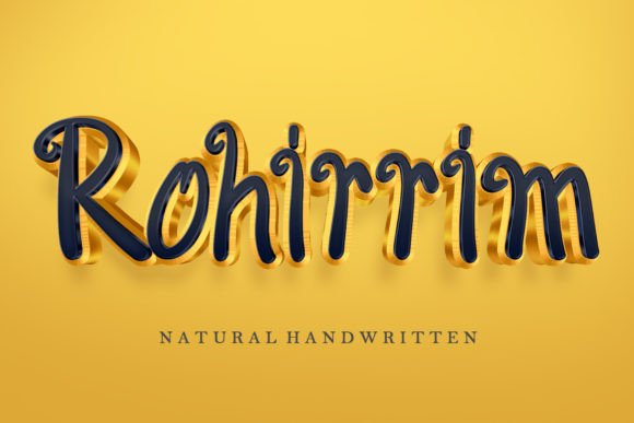 Rohirrim: The Handwritten Script Font for Scroll-Stopping Social Media Graphics