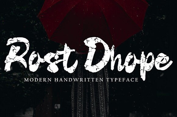 Rost Dhope Font Review: A Trendy Brush Handwritten Typeface for Makers