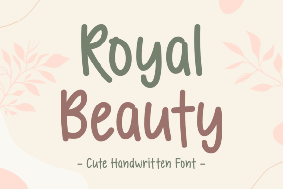 Royal Beauty: Elevating Campaign Visuals with Elegant Handwritten Typography