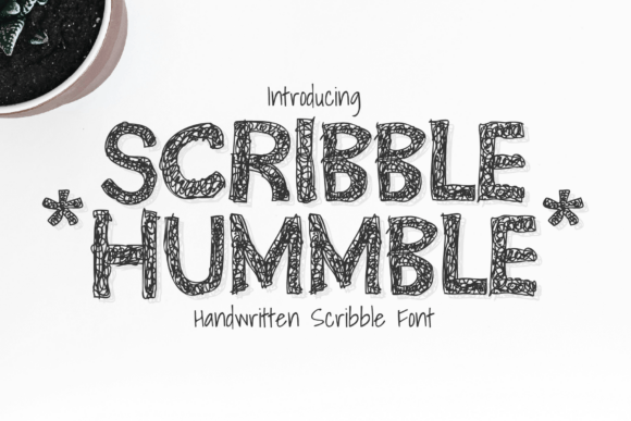 Scribble Hummble: A Handwritten Font for Editorial Design