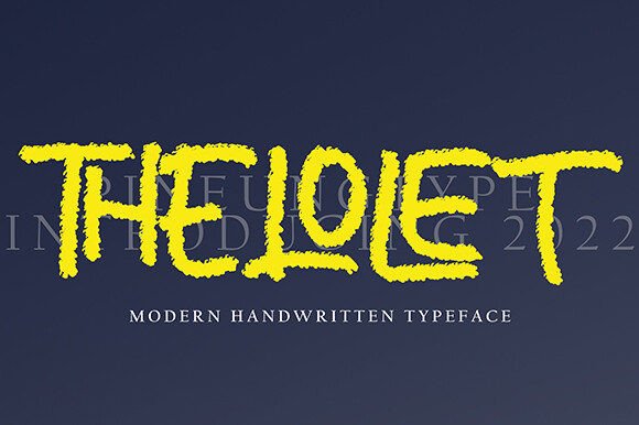 Thelolet: The Timeless Handwritten Font for Handmade Brands