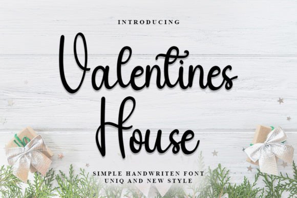 Valentines House Typeface: Elevating Editorial Design with Handwritten Charm